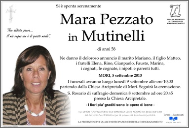 Pezzato Mara in Mutinelli