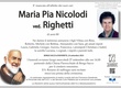 Nicolodi Maria Pia ved.Righetti