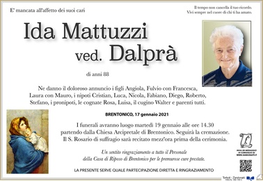 Mattuzzi Ida ved. Dalprà