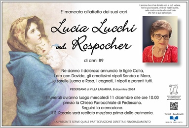 Lucchi Lucia ved. Rospocher