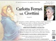 Ferrari Carlotta ved. Civettini
