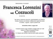 Lorenzini Francesca ved. Cozzucoli