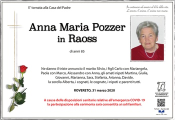 Pozzer Anna Maria in Raoss