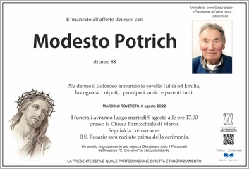 Potrich Modesto
