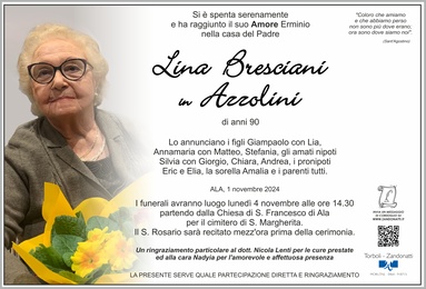 Bresciani Lina ved. Azzolini
