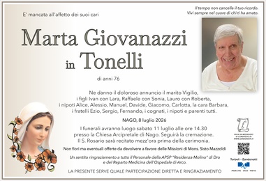 Giovanazzi Marta in Tonelli