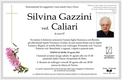 Gazzini Silvina ved. Caliari