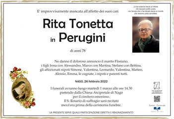 Tonetta Rita in Perugini