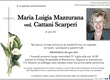 Mazzurana Maria Luigia ved. Cattani Scarperi