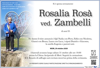 Rosà Rosalia ved. Zambelli