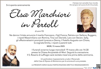 Marchiori Elsa in Pertoll