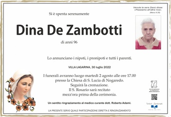 De Zambotti Dina