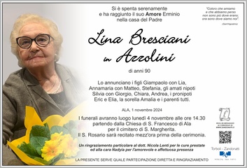Bresciani Lina ved. Azzolini