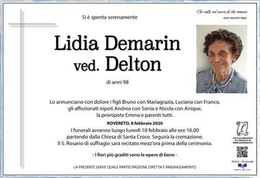 Demarin Lidia ved. Delton