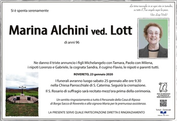 Alchini Marina ved. Lott