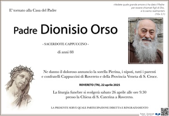 Orso Dionisio - Padre Dionisio