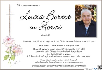 Bortot Lucia in Zorzi
