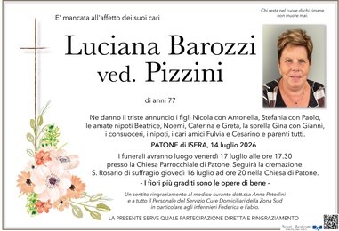 Barozzi Luciana ved. Pizzini