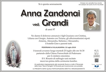 Zandonai Anna ved. Grandi