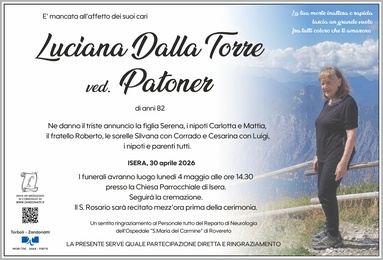 Dalla Torre Luciana ved. Patoner