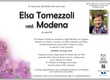 Tomezzoli Elsa ved. Modena