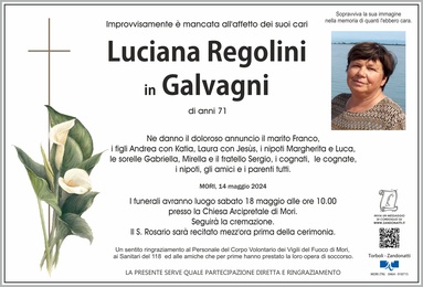 Regolini Luciana in Galvagni