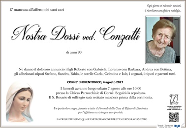 Dossi Nostra ved. Conzatti