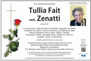 Fait Tullia ved. Zenatti