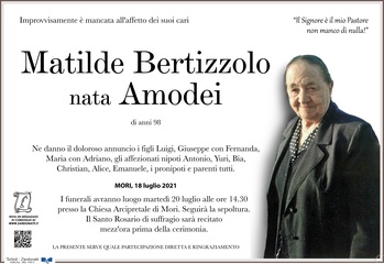 Amodei Matilde ved. Bertizzolo