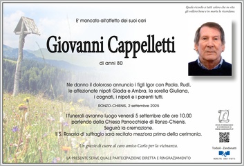Cappelletti Giovanni