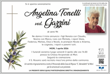 Tonelli Angelina ved. Gazzini