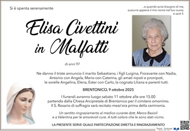 Civettini Elisa in Malfatti