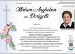 Angheben Miriam ved. Dorigotti