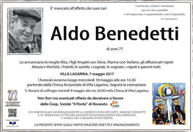 Benedetti Aldo