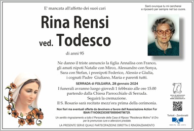 Rensi Rina ved. Todesco