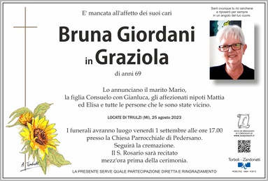 Giordani Bruna in Graziola