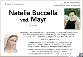 Buccella Natalia ved. Mayr