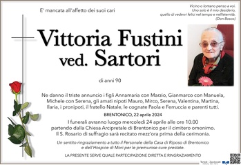 Fustini Vittoria ved. Sartori