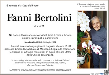 Bertolini Fanni
