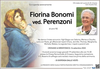 Bonomi Fiorina ved. Perenzoni