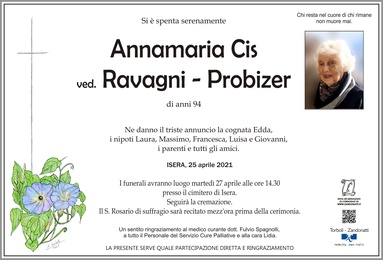 Cis Annamaria ved. Ravagni - Probizer