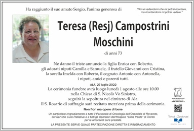 Campostrini Teresa ved. Moschini