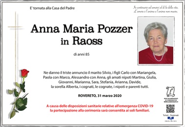 Pozzer Anna Maria in Raoss