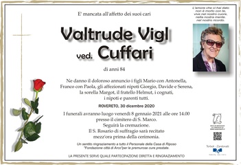 Vigl Valtrude ved. Cuffari
