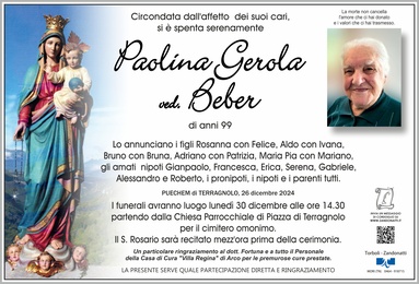 Gerola Paolina ved. Beber