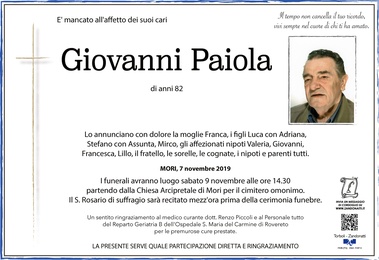 Paiola Dimer Giovanni