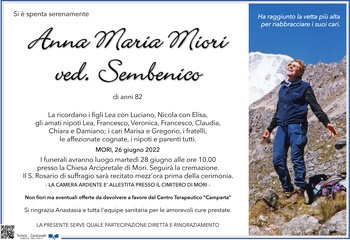 Miori Anna Maria ved. Sembenico