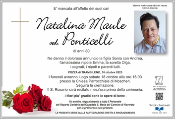 Maule Natalina ved. Ponticelli