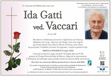 Gatti Ida ved. Vaccari