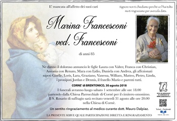 Francesconi Marina ved. Francesconi